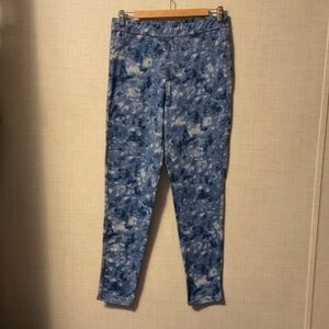 Stylish Blue Tie-Dye Jeggings